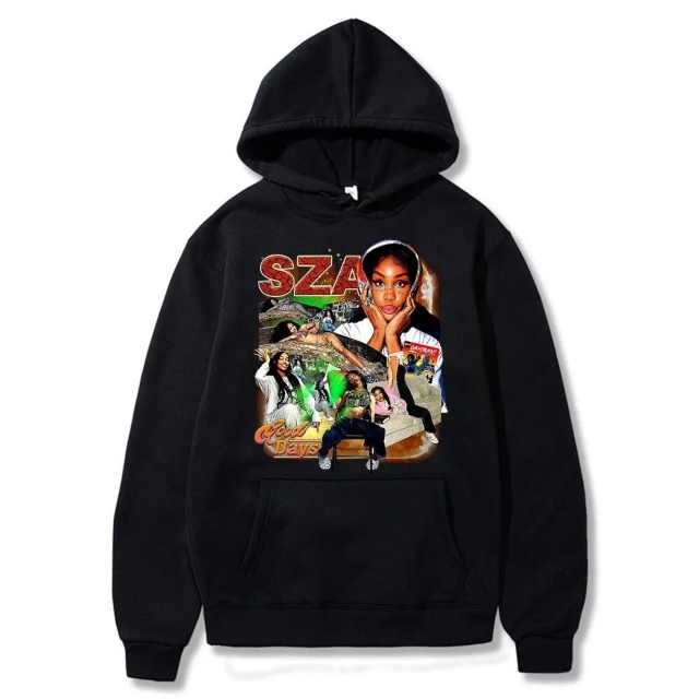 SZA Merch Good Days Graphics Hoodie SZA Merch Good Days Graphics Hoodie