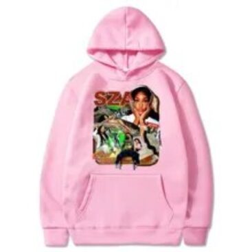 Pink SZA Merch Good Days Graphics Hoodie