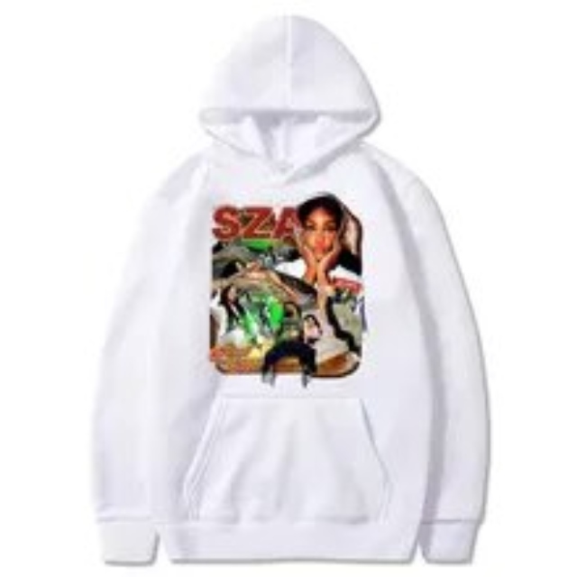 SZA Merch Good Days Graphics White Hoodie SZA Merch Good Days Graphics White Hoodie