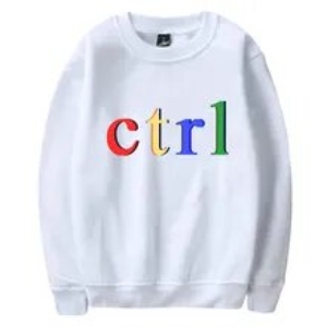 SZA Merch Ctrl White Sweatshirt